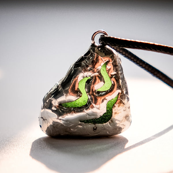 海玻璃焊錫吊墜