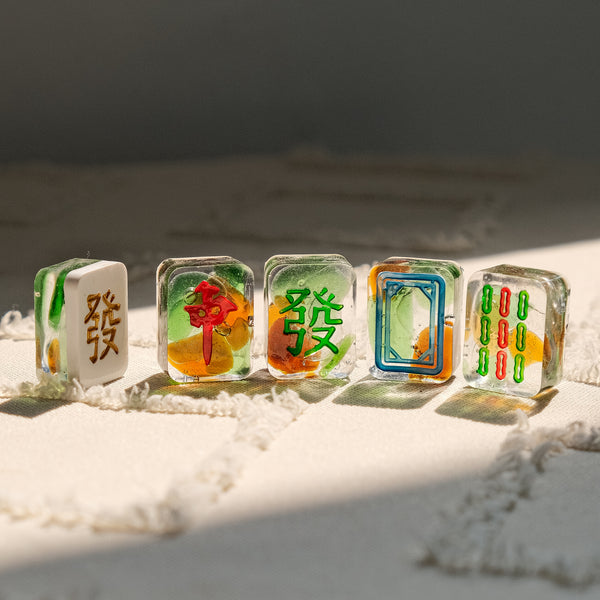 海玻璃麻雀小掛飾